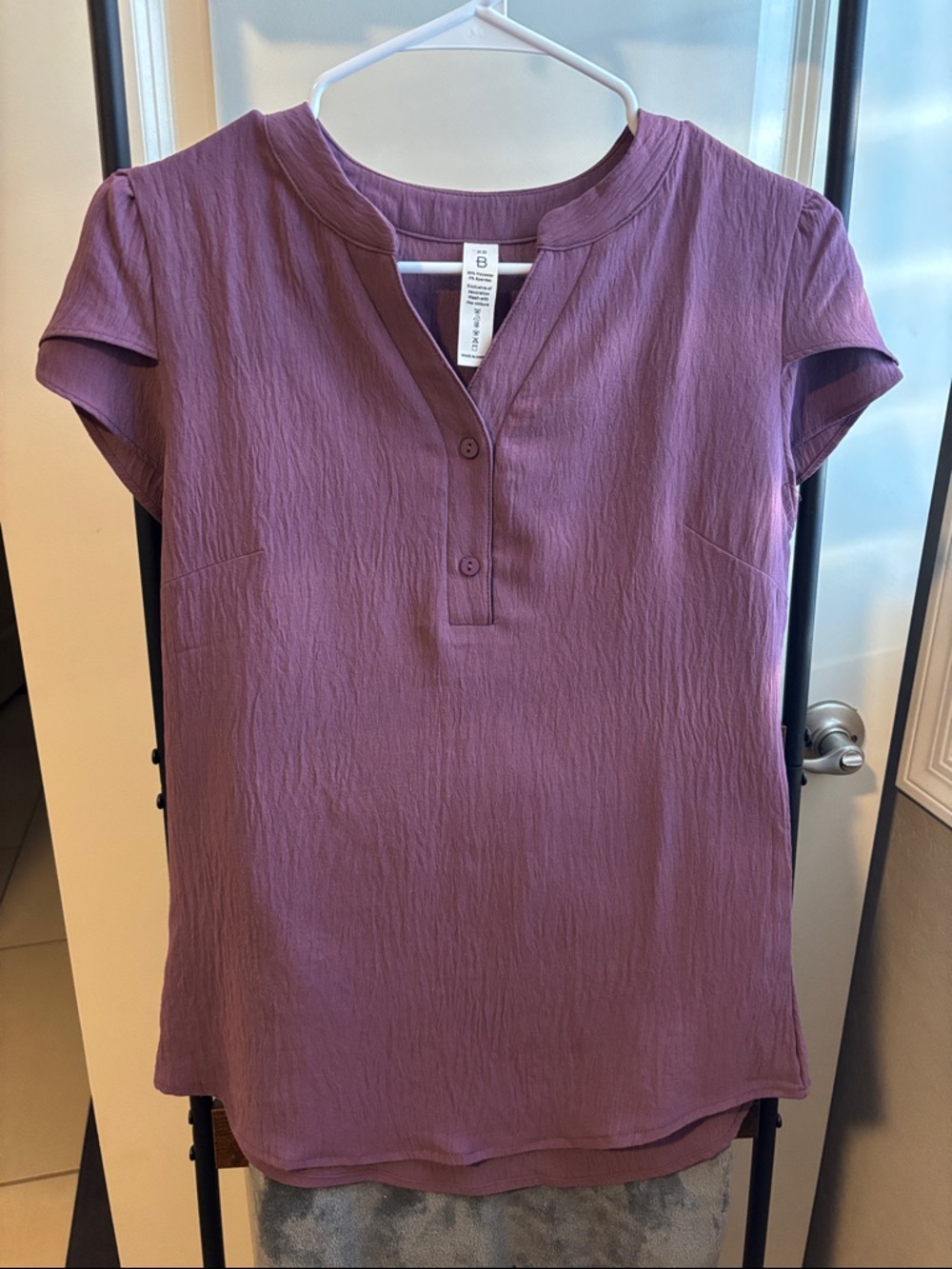 Blooming Jelly Cap Sleeve Blouse
